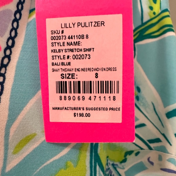 NWT Lilly Pulitzer Kelby Stretch Shift Size 8 - Picture 8 of 11
